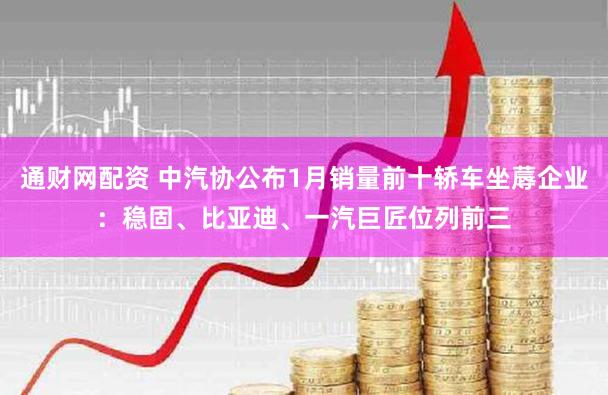 通财网配资 中汽协公布1月销量前十轿车坐蓐企业：稳固、比亚迪、一汽巨匠位列前三