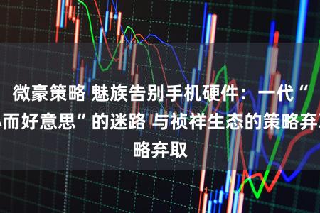 微豪策略 魅族告别手机硬件：一代“小而好意思”的迷路 与祯祥生态的策略弃取