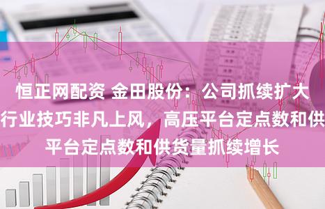 恒正网配资 金田股份：公司抓续扩大高压电磁扁线行业技巧非凡上风，高压平台定点数和供货量抓续增长